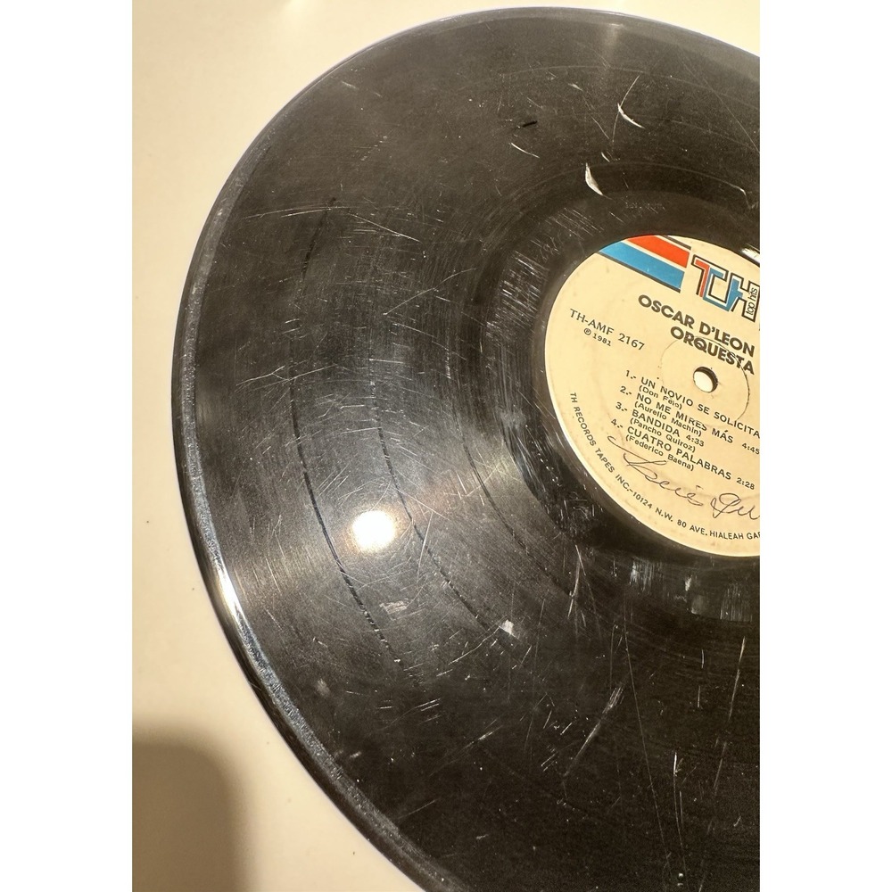 Oscar D'Leon A Mi Si Me Gusta Asi Vinyl LP 1981 TH-AMF-2167 Salsa Record - Picture 11 of 13